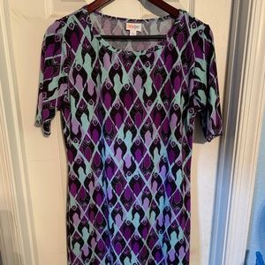 Lularoe Maleficent Julia Dress - Size L